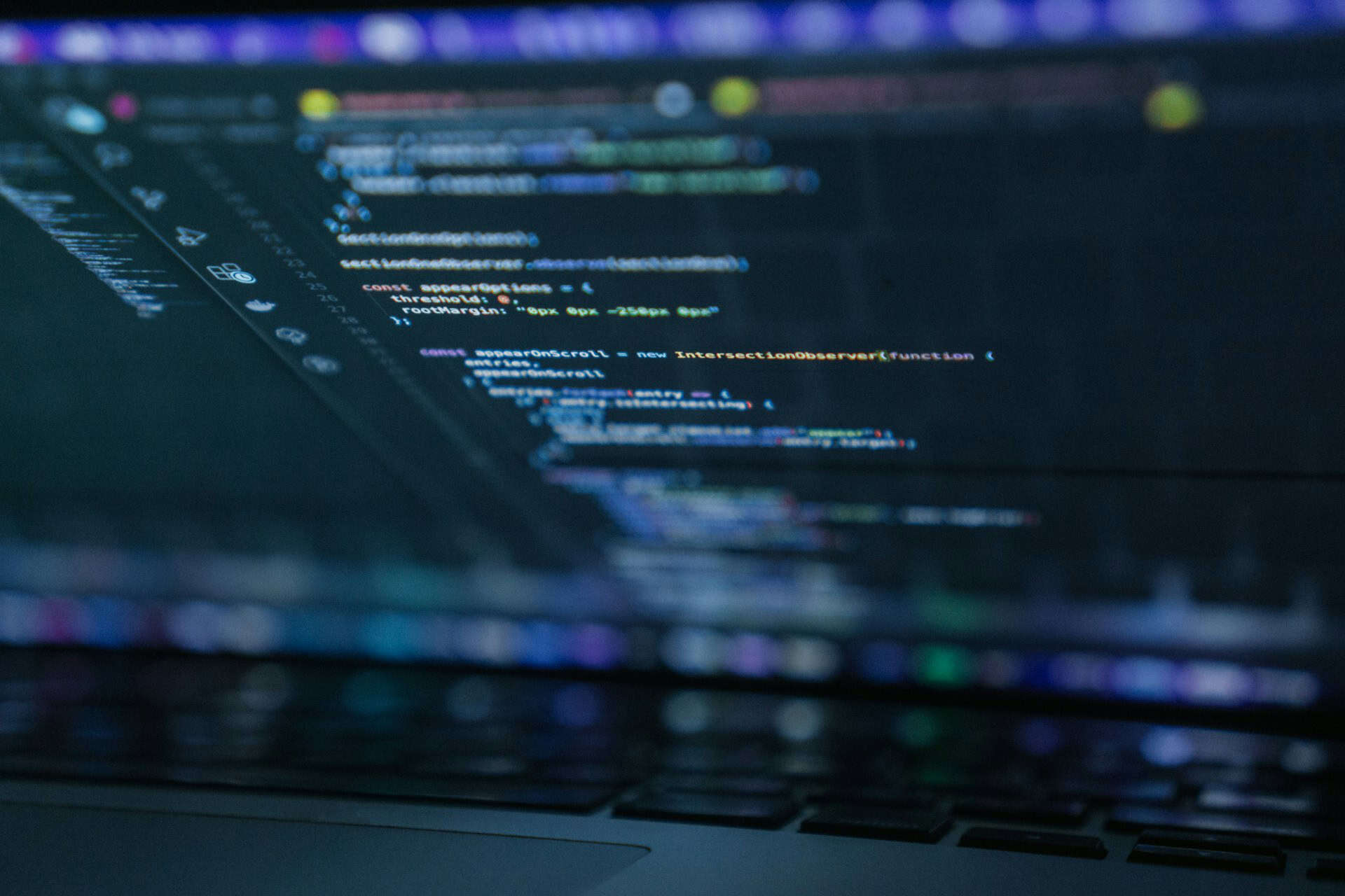 automation workflow code on laptop screen for small business tools comparison